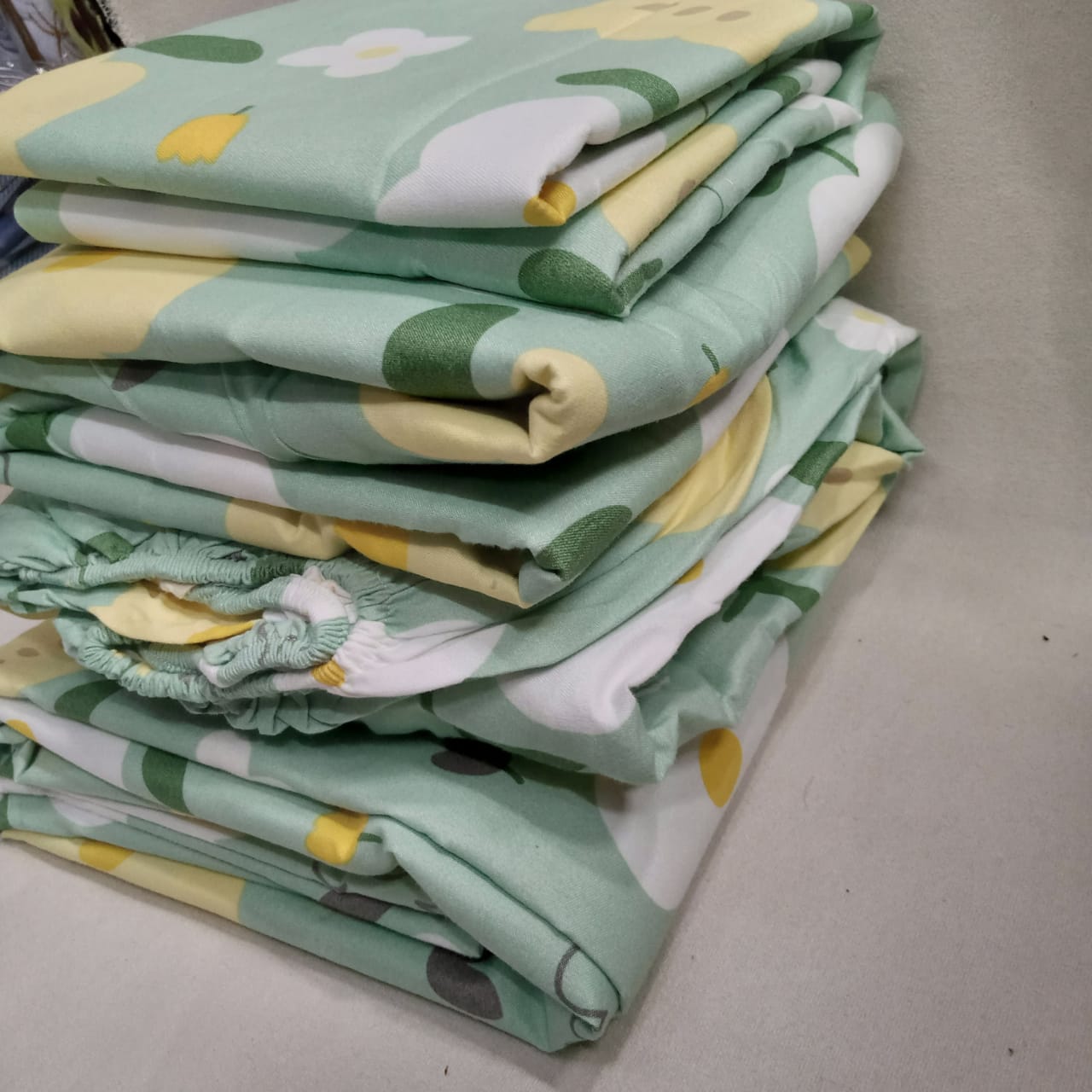 5pcs Quality Cotton bedsheet - Image 13