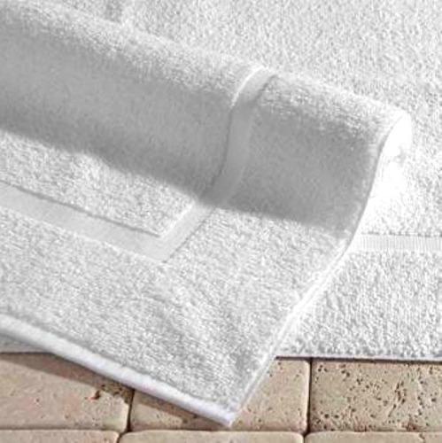 Cotton Plain White Bath Mat