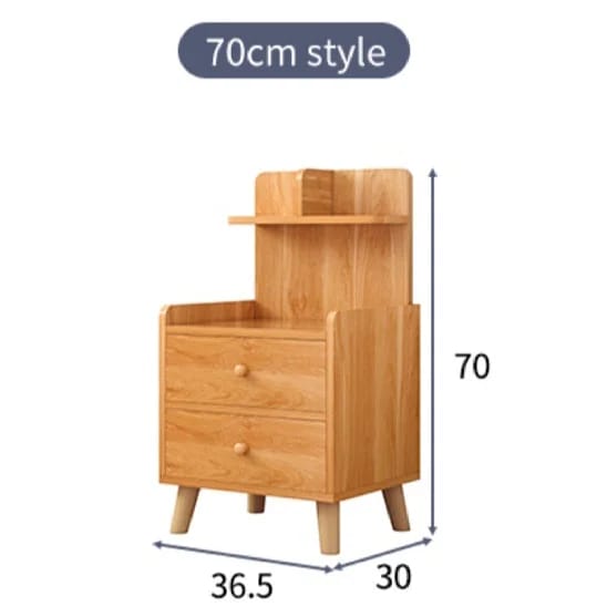 Bedside table with 2 drawers. - Image 5