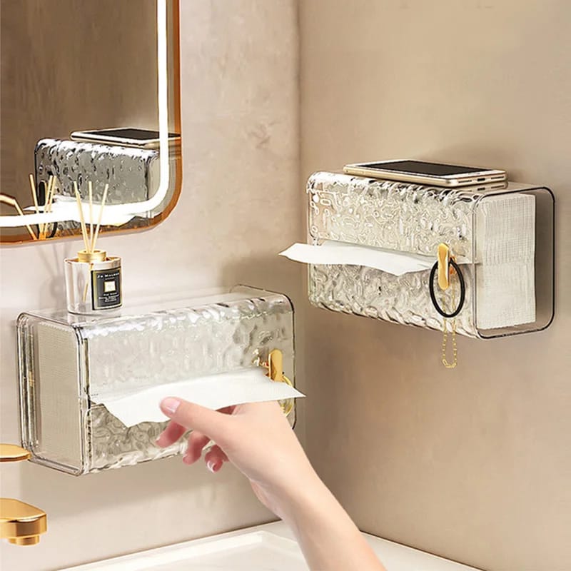 Wall-Mounted Tissue Box