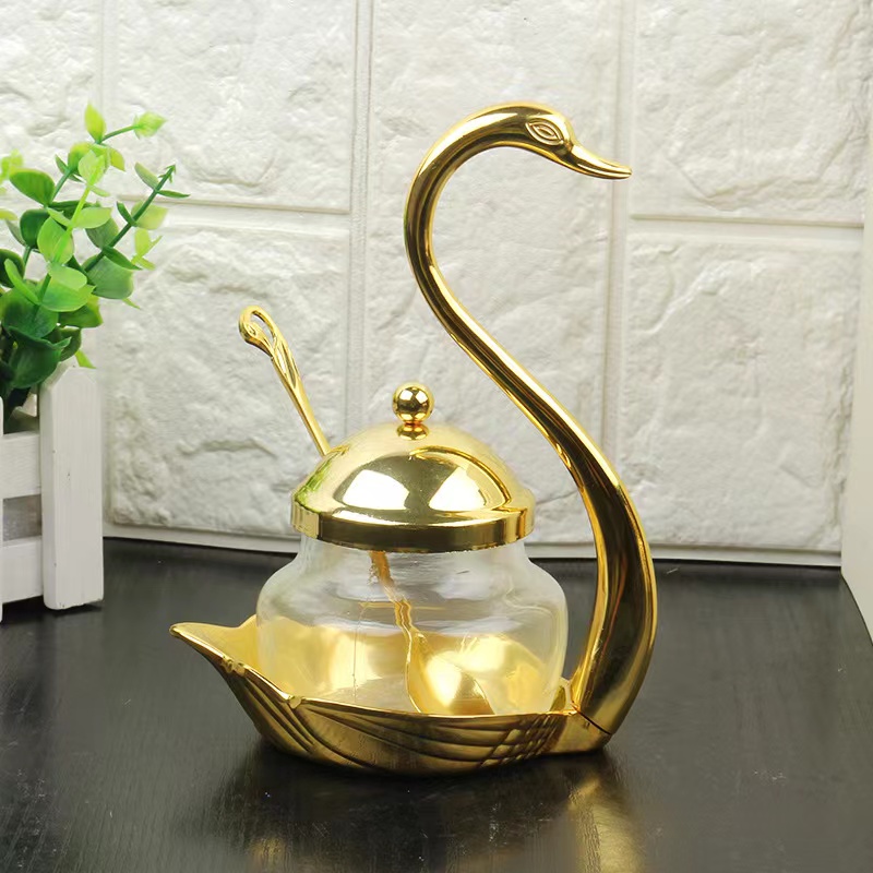 Swan sugar dish