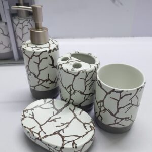 Ceramic bathroom set