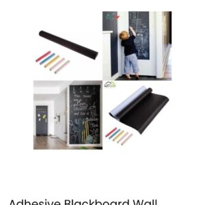 Adhesive black board