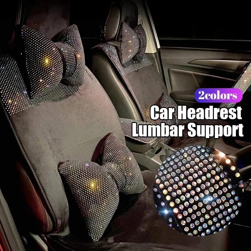 bowknot car headrest 