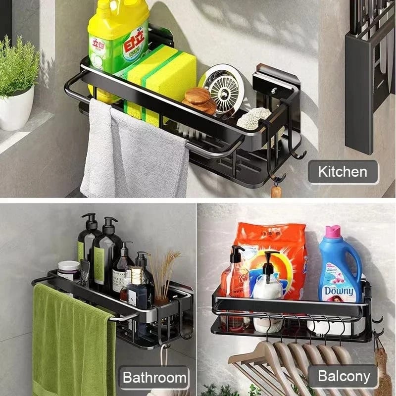 kitchen shelves/shower candy bathroom organizer