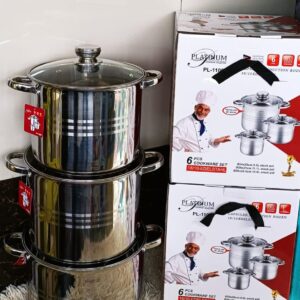 Stainless sufuria set