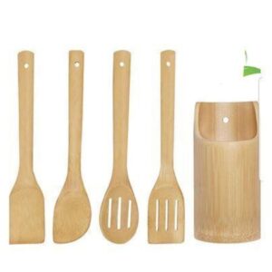 Bamboo cooking tools set