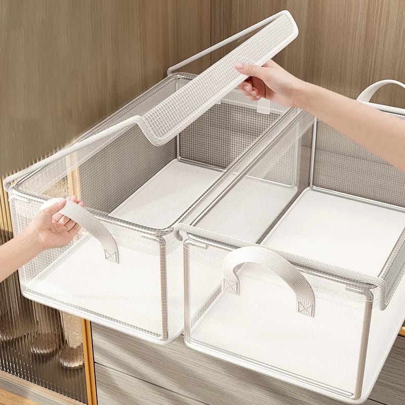Thick transparent fabric closet organizer - Image 4