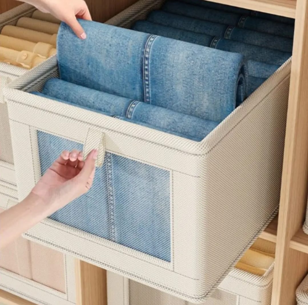 Wardrobe Foldable Clothes Organizer with a Cover - Image 7