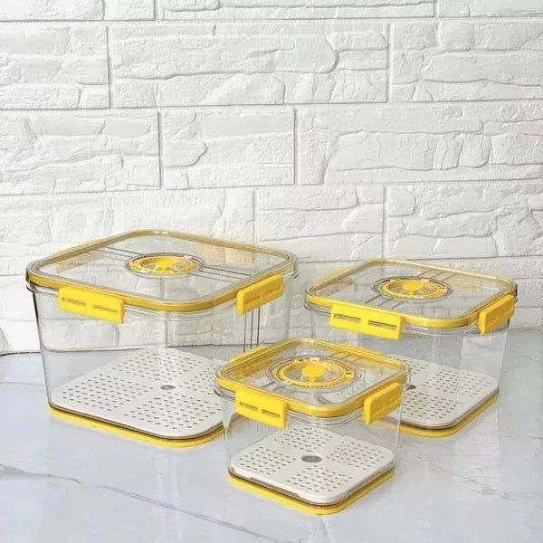 3pcs set Slackable Multipurpose Food Storage Containers Organizers - Image 8