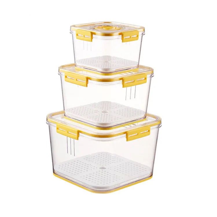 3pcs set Slackable Multipurpose Food Storage Containers Organizers - Image 9
