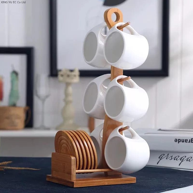 A set of cup with stand