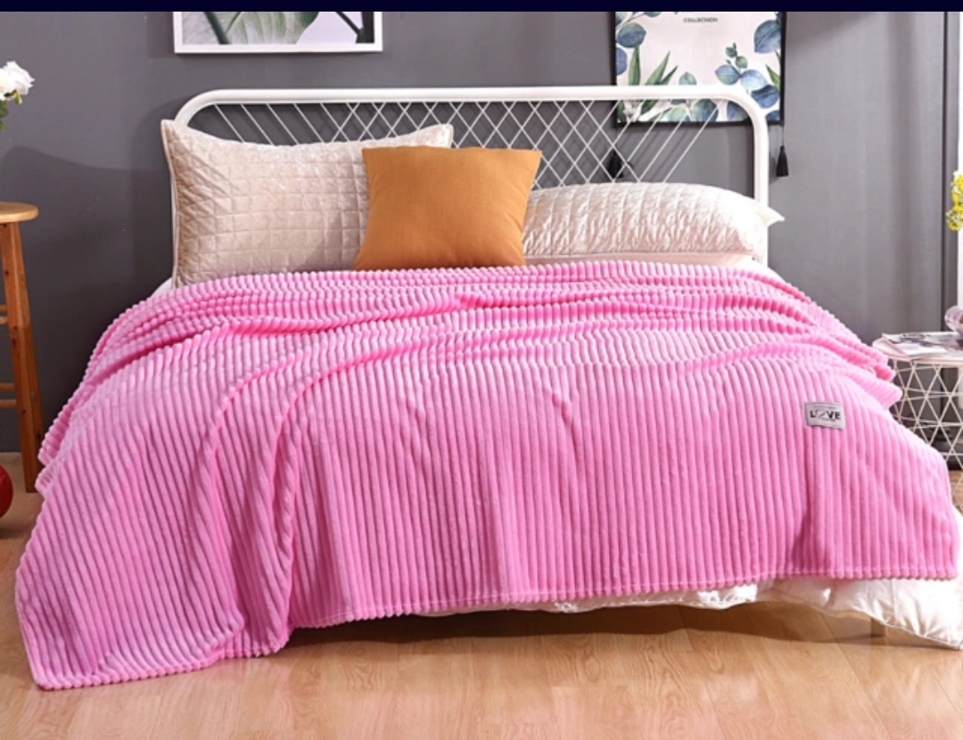 Flannel Sherpa Throw / Fleece blankets - Image 3