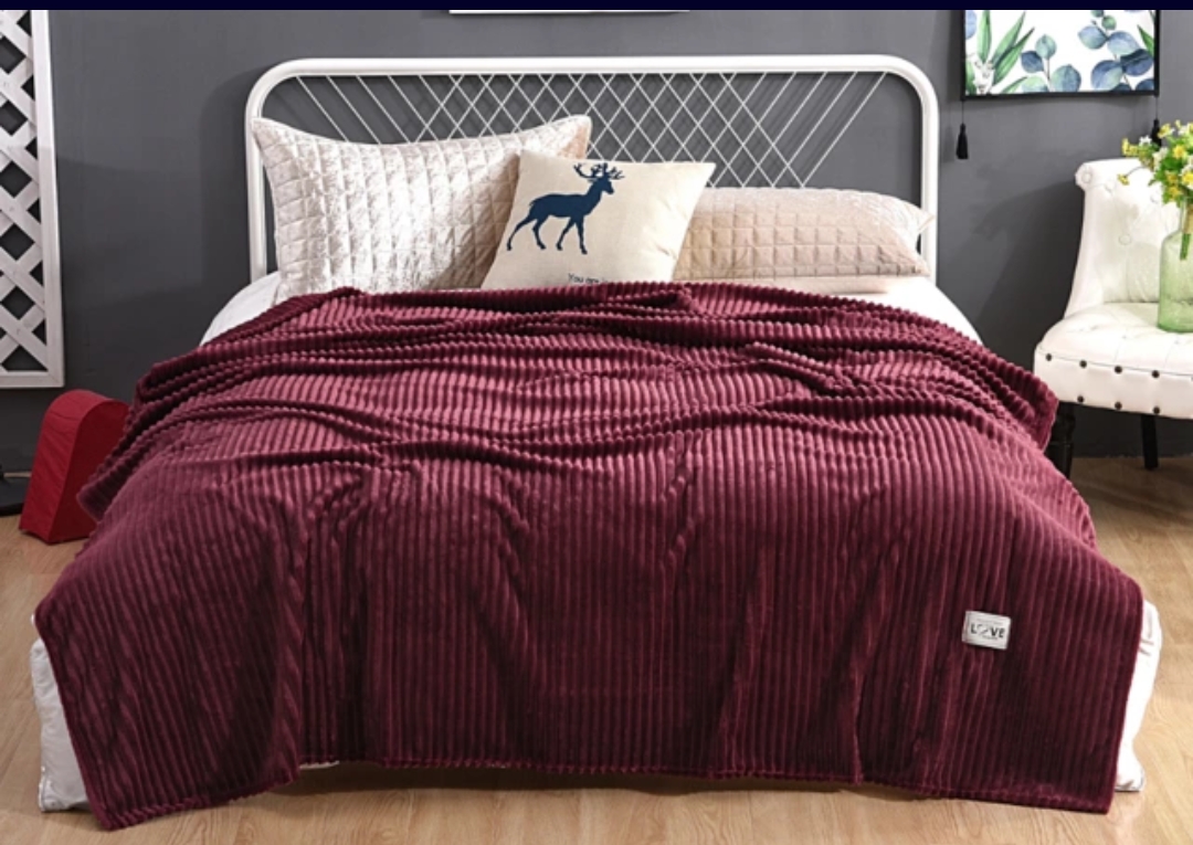 Flannel Sherpa Throw / Fleece blankets - Image 4