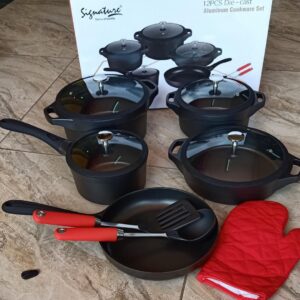 Signature granite cookware