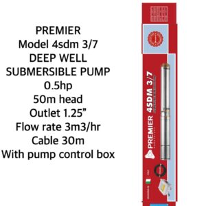 Premier submersible pump 0.5hp