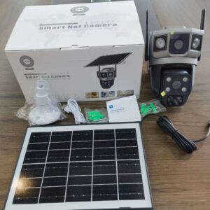 4G & WI-FI Dual-Lens V380 Solar PTZ camera(4mp)