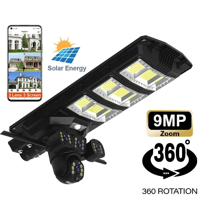 450W 4G & Wi-Fi Solar Street Light Camera (3-in-1 Security System) - Image 4